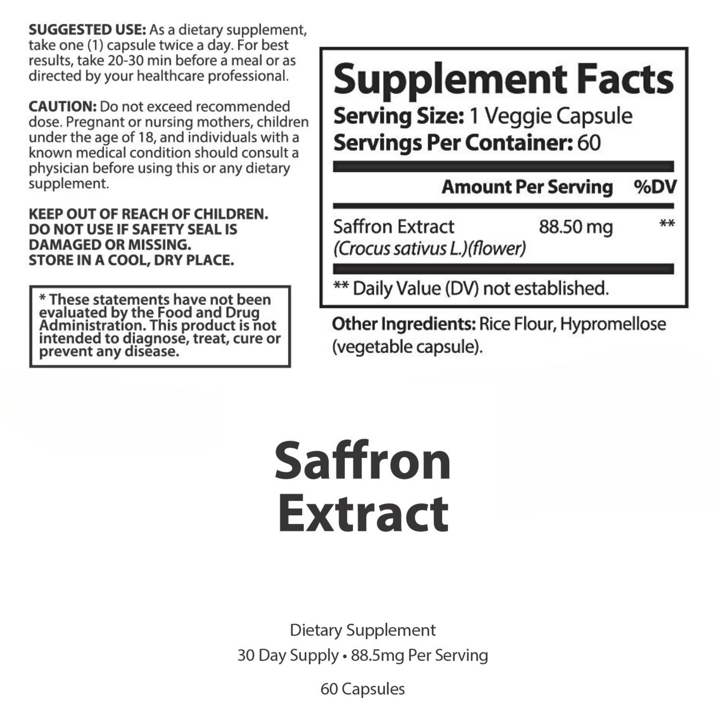 Saffron+ Mood Formula